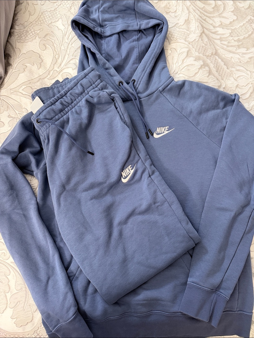 Women's Blue Nike Hoodie & Sweatpants